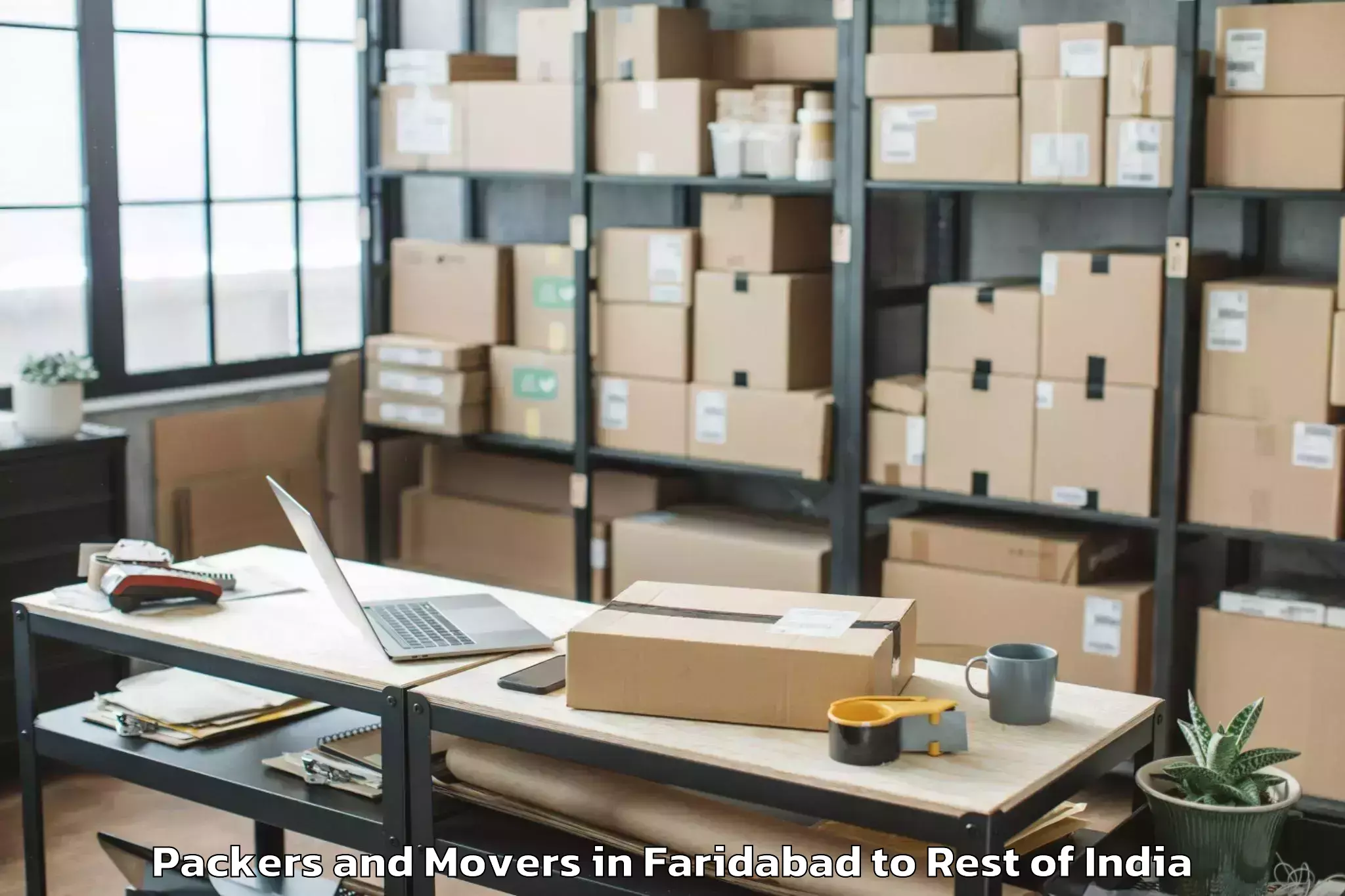 Book Faridabad to Mungiakami Packers And Movers